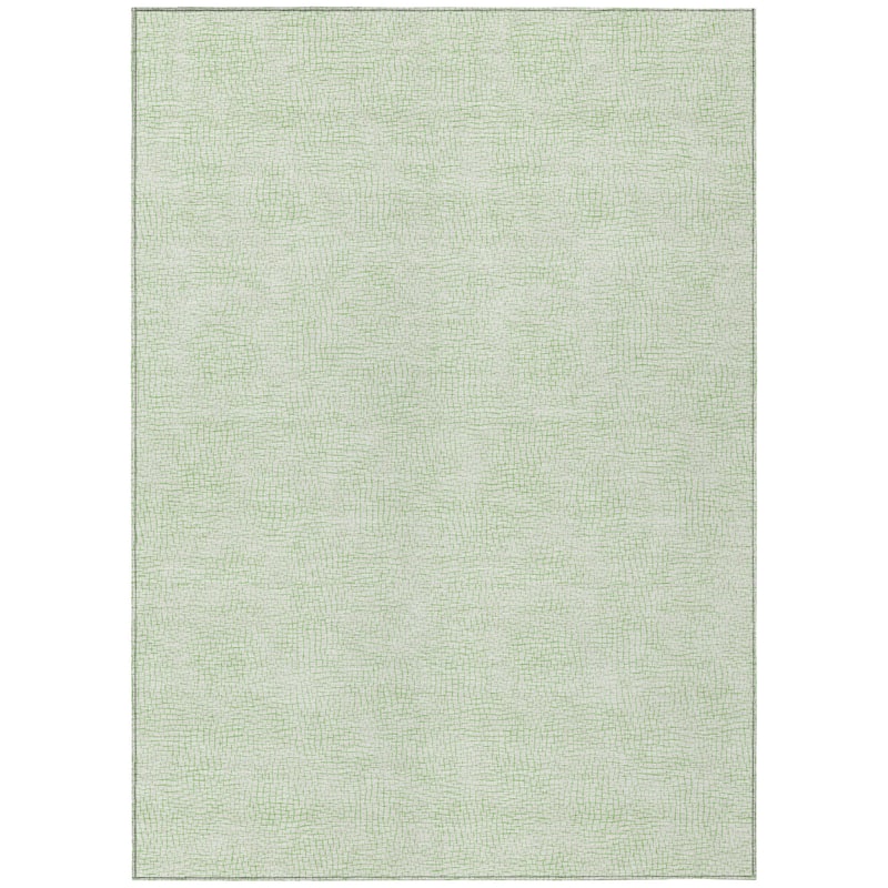 Machine Washable Indoor/ Outdoor Solid Causal Chantille Rug