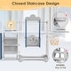 preview thumbnail 3 of 5, 5 in 1 Toddler Slide and Swing Set, Kid Slide for Toddlers Age 1-3, Bus Themed Baby Slide, Playset Playground Blue Gray