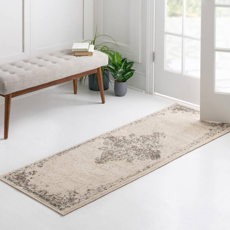 Contemporary Daisy Collection Area Rug