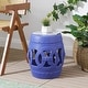 preview thumbnail 45 of 78, Lucky Coins 16" Chinese Ceramic Drum Garden Stool