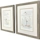 preview thumbnail 2 of 2, Paragon Heron Stance Framed Art - Set of 2