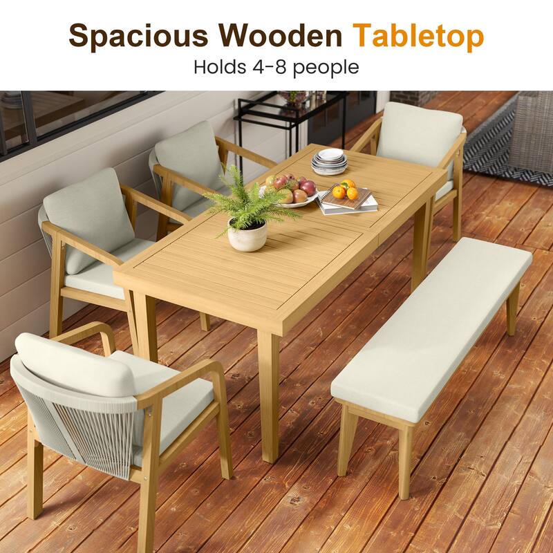 Acacia Outdoor Dining Table