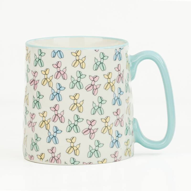 10 Strawberry Street Bella Animal Mugs, Set of 4