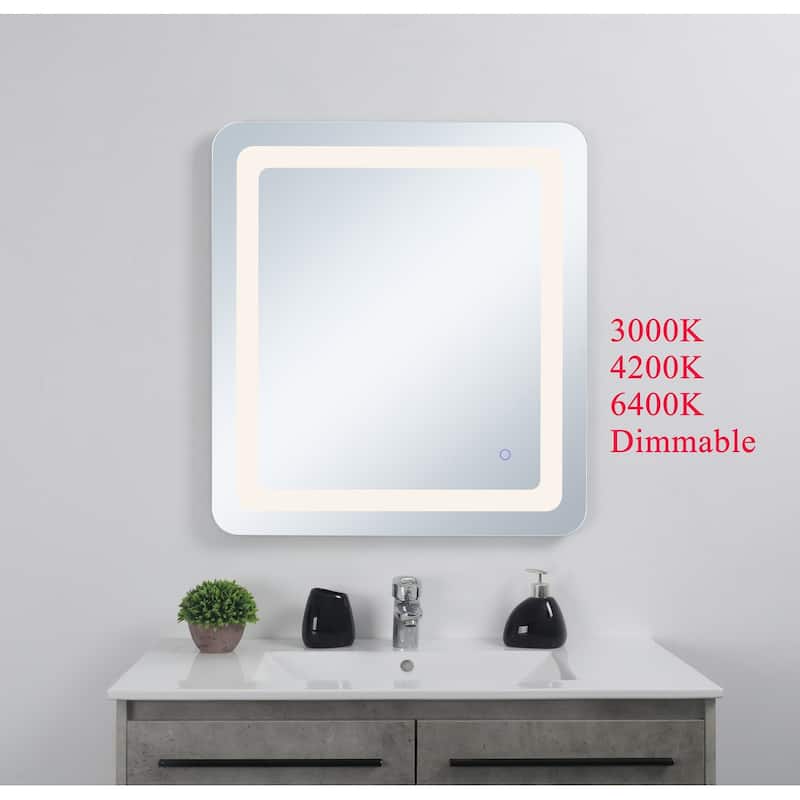 Indigo Home 24in x 30in soft edge LED mirror