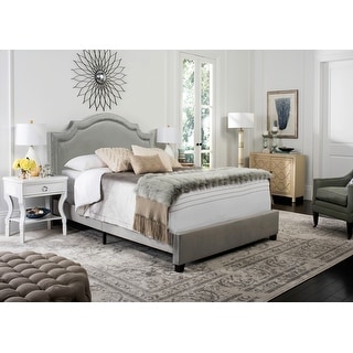 SAFAVIEH Theron Grey Bed (Full)