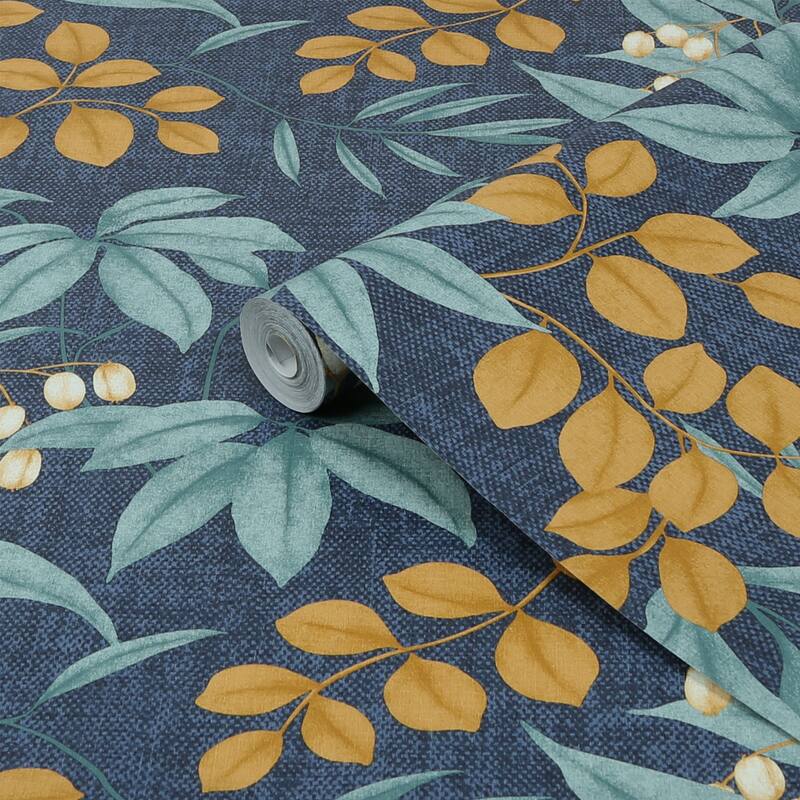 Persephone Navy and Ochre