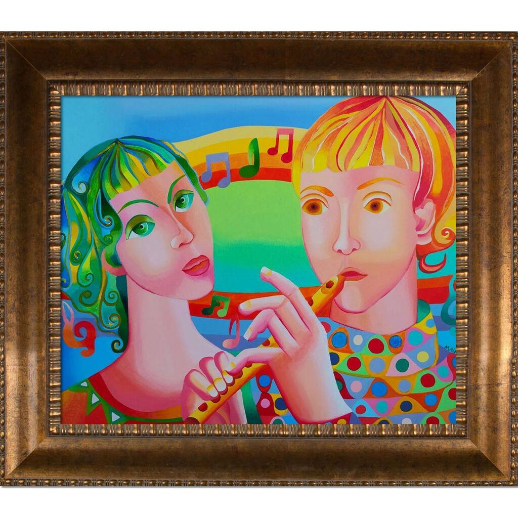 ArtistBe The Musicians with El Dorado Gold Frame, 28" x 32"