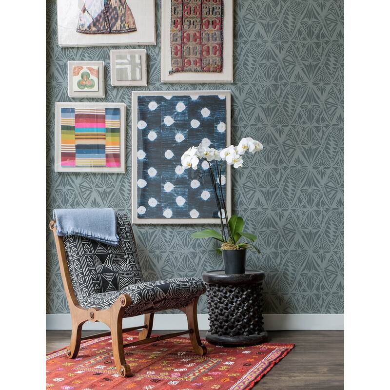 A-Street Prints Urbane Denim Diamonds Wallpaper