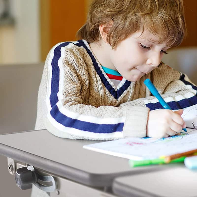 Mount-It! Height Adjustable Kid's Desk for Children K-12