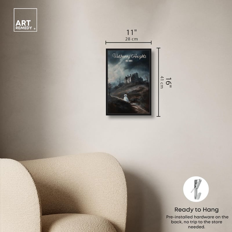 Wuthering Heights Cover Canvas by Art Remedy