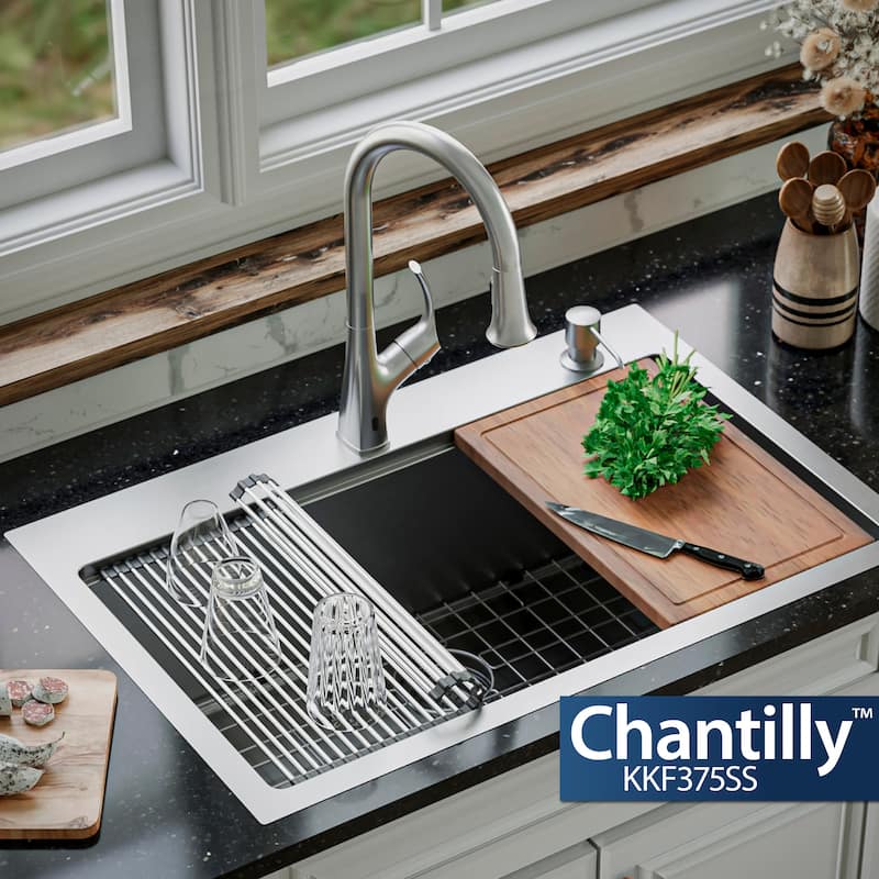 Karran USA KKF375 Chantilly 1.8 GPM Single Hole Kitchen Faucet