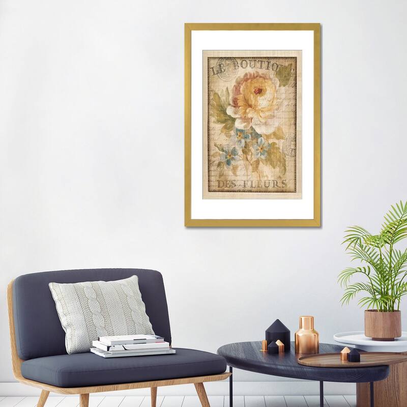 iCanvas "Parisian Flowers I" by Danhui Nai