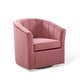 Prospect Performance Velvet Swivel Armchair - Bed Bath & Beyond - 30951830