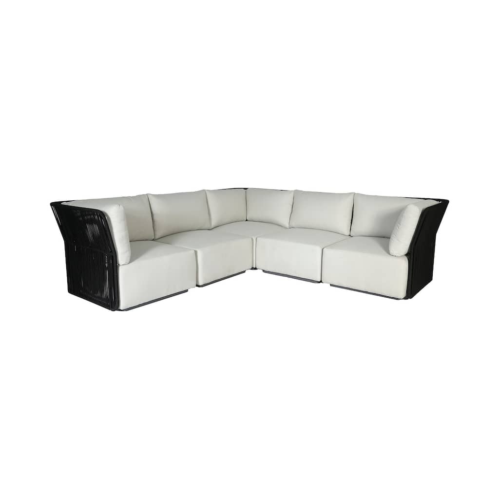 Penny Outdoor L-Shaped Upholstered Sectional