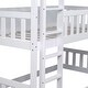preview thumbnail 51 of 49, Triple Bunk Bed with Ladders,Guardrails,Twin over Twin over Twin