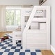 preview thumbnail 20 of 26, Max and Lily Modern Farmhouse Twin Over Full Bunk Bed With Staircase