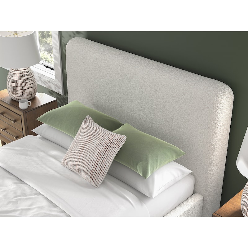 Signature Design by Ashley Whittgate Beige Upholstered Bed
