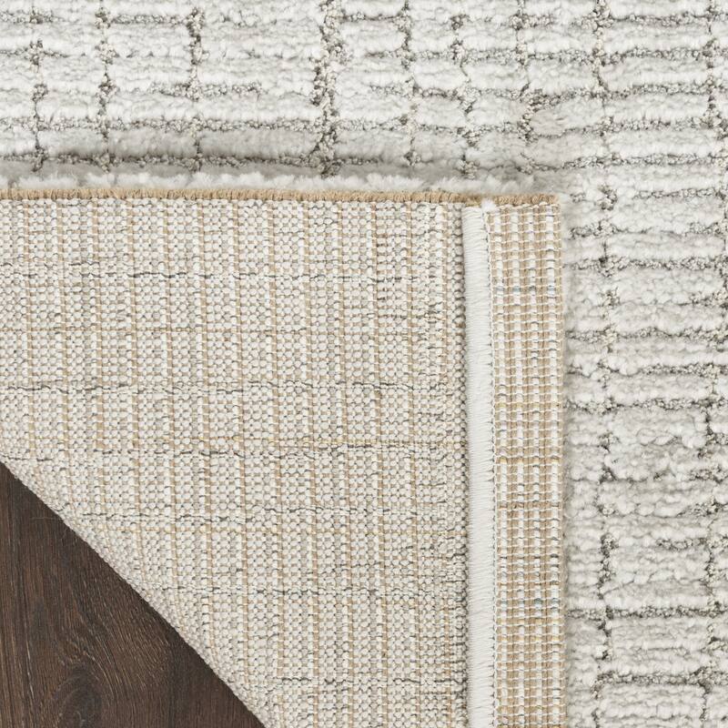 Power Loomed Abstract Modern Area Rug - 90' X '26' X '0.59