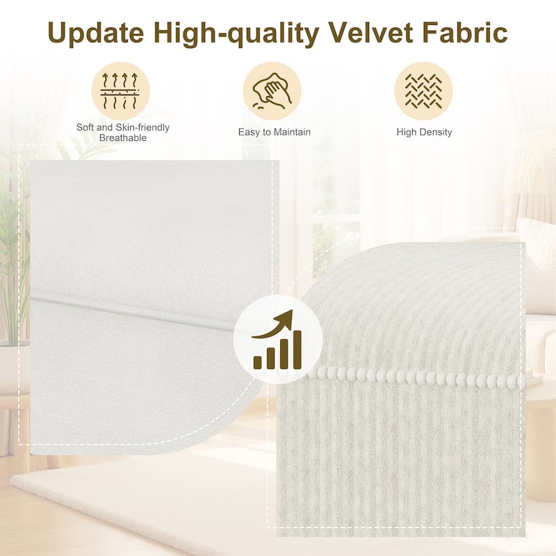 Futzca 48" Modern Loveseat Sofa