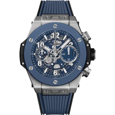 Hublot Big Bang UNICO Ceramic Chronograph Men's Watch - Blue