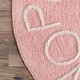 preview thumbnail 50 of 136, Nuloom Alphabet SpinClean Washable Round Rug