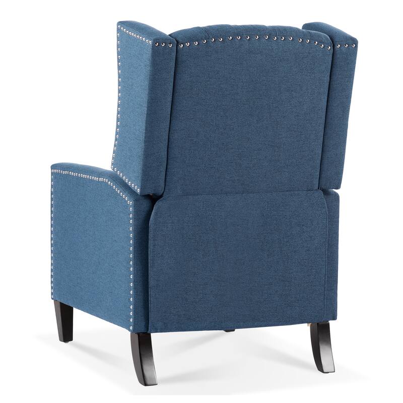 27.16" Manual Wing Recliner Chair: Classic Recliner Design, Comfortable and Stylish