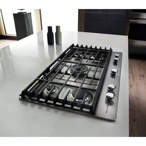 Shop 30 Inch Wide Gas Cooktop With 17k Btu Professional Dual Ring