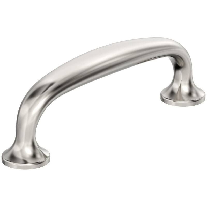 Amerock BP37395 Renown 3" Center to Center Handle Cabinet Pull - Polished Nickel