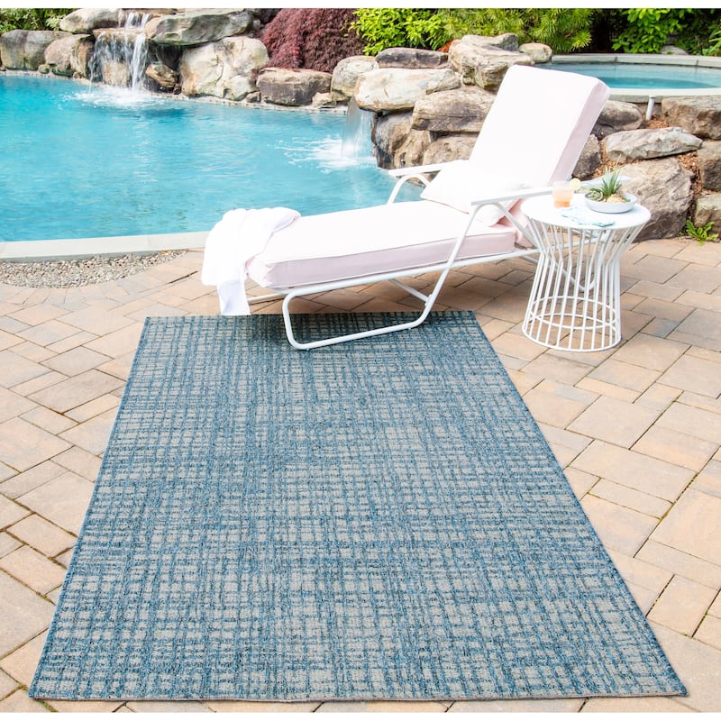 Momeni Como Contemporary Geometric Indoor Outdoor Rug