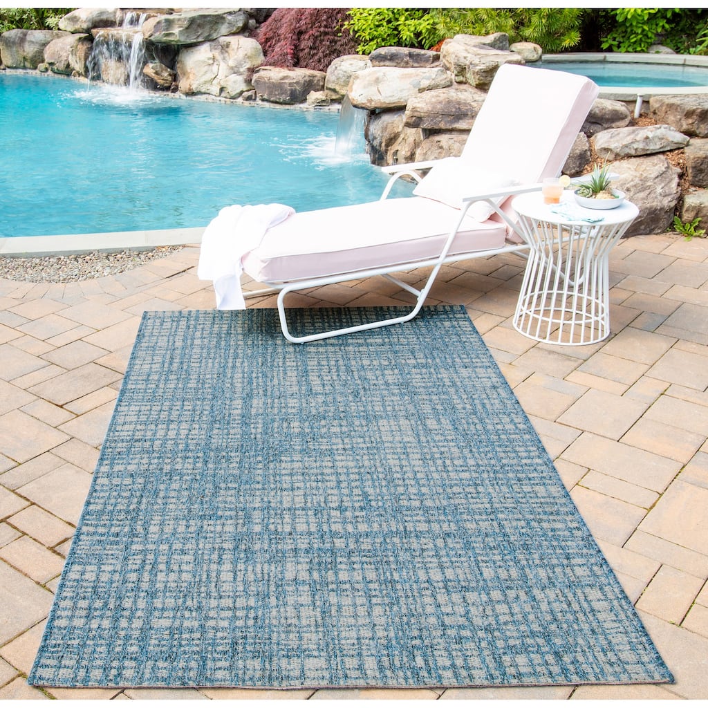 Momeni Como Contemporary Geometric Indoor Outdoor Rug