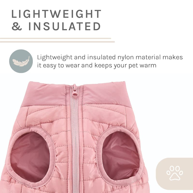 Monty Puffer Jacket In Pink /Size: Large