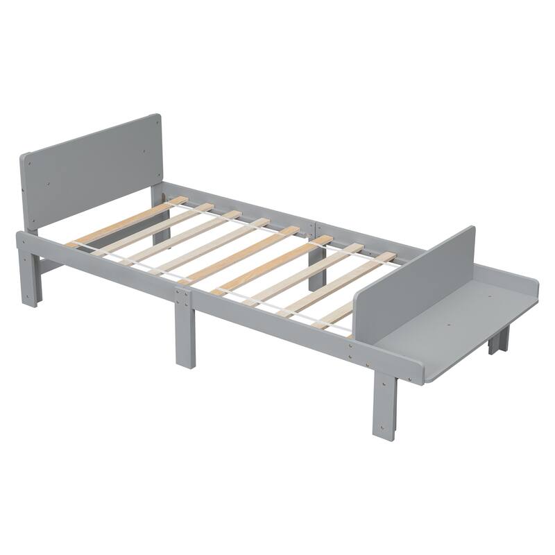 Twin Bed with Footboard Bench