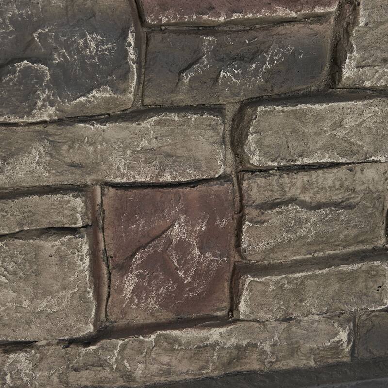 Chesney Outdoor 50,000 BTU Lightweight Concrete Rectangular Fire Pit (No Tank Holder) by Christopher Knight Home