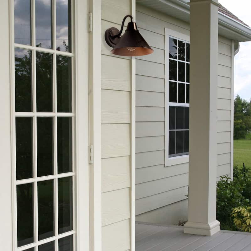 James Allan GWS13476 Montford Single Light 9" Tall Outdoor Wall Sconce