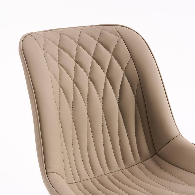 Modern Office Chair, Leather Swivel Office Chair for Home Office