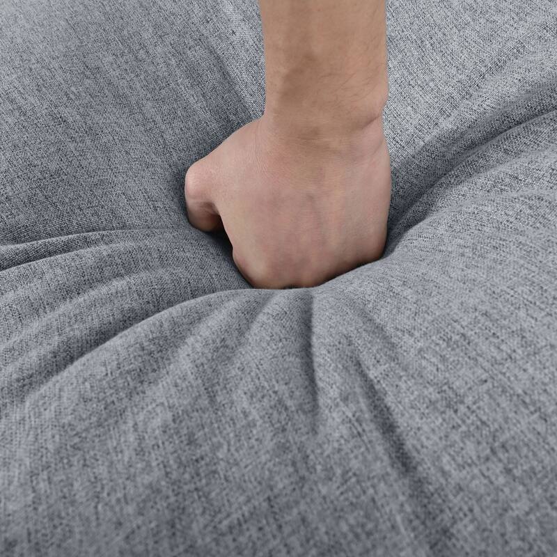 Large U-Shape Sectional Sofa with 4 Pillow, 6 Seat Modern Sofa with Removable Ottomans Upholstered Deep Seat Couches