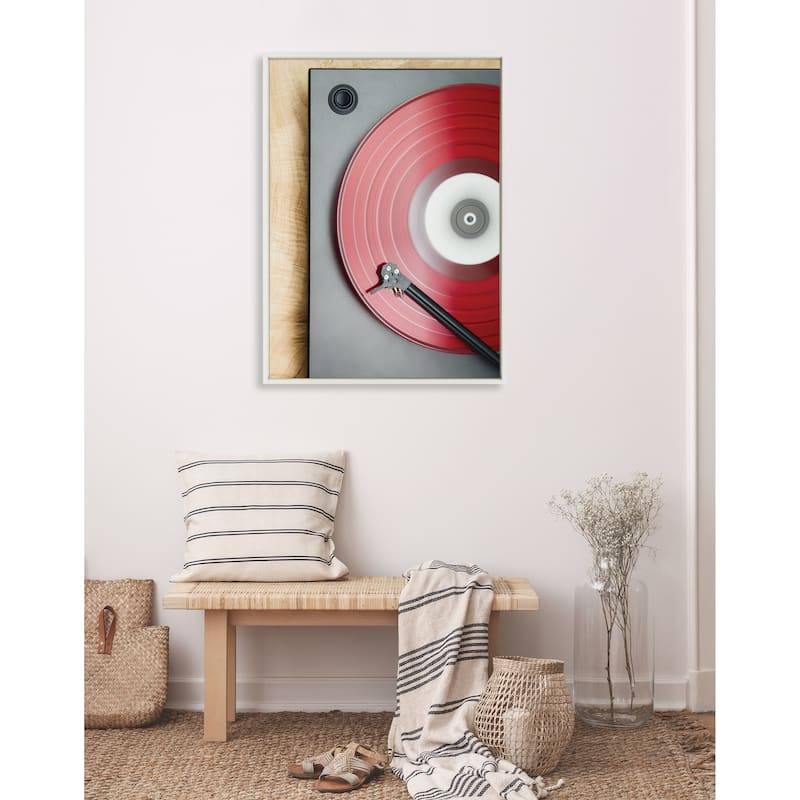 Kate and Laurel Sylvie Vinyl Framed Canvas by Emiko and Mark Franzen