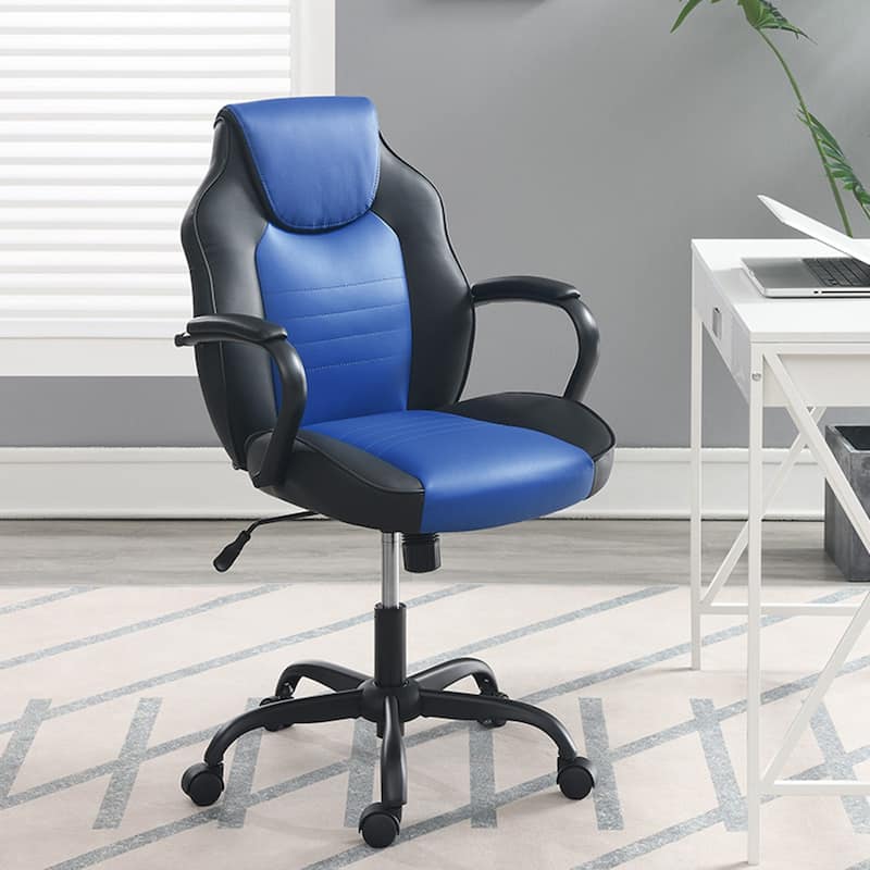 Poundex Office Chairs Multi Colors - Blue