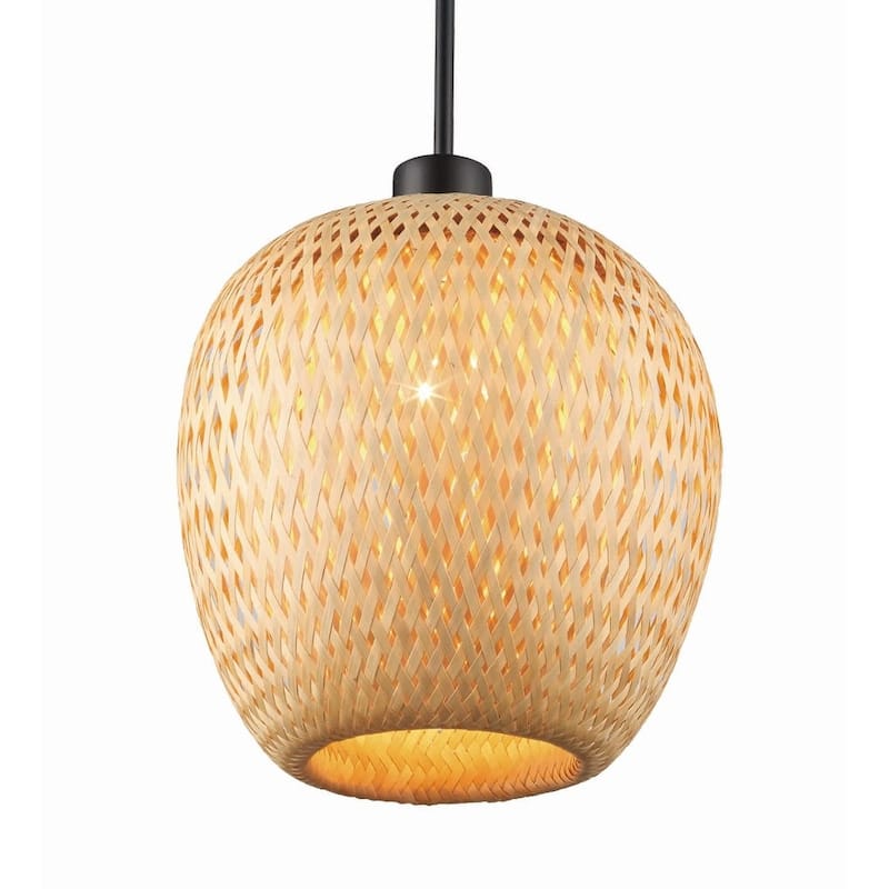 Trans Globe Lighting PND-2166 Bernice 10" Wide Pendant - Black