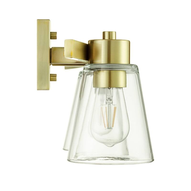 Prominence Home Fairendale Traditional Farmhouse Bathroom Vanity Light, Soft Gold - Soft Gold