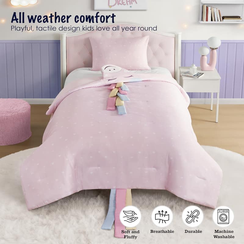 3D Animal Juvenile Comforter Set