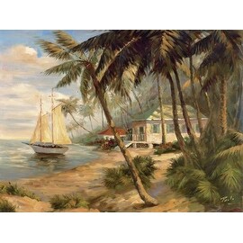Key West Hideaway by Bolo Boats And Ships Art Print - Overstock - 12213788