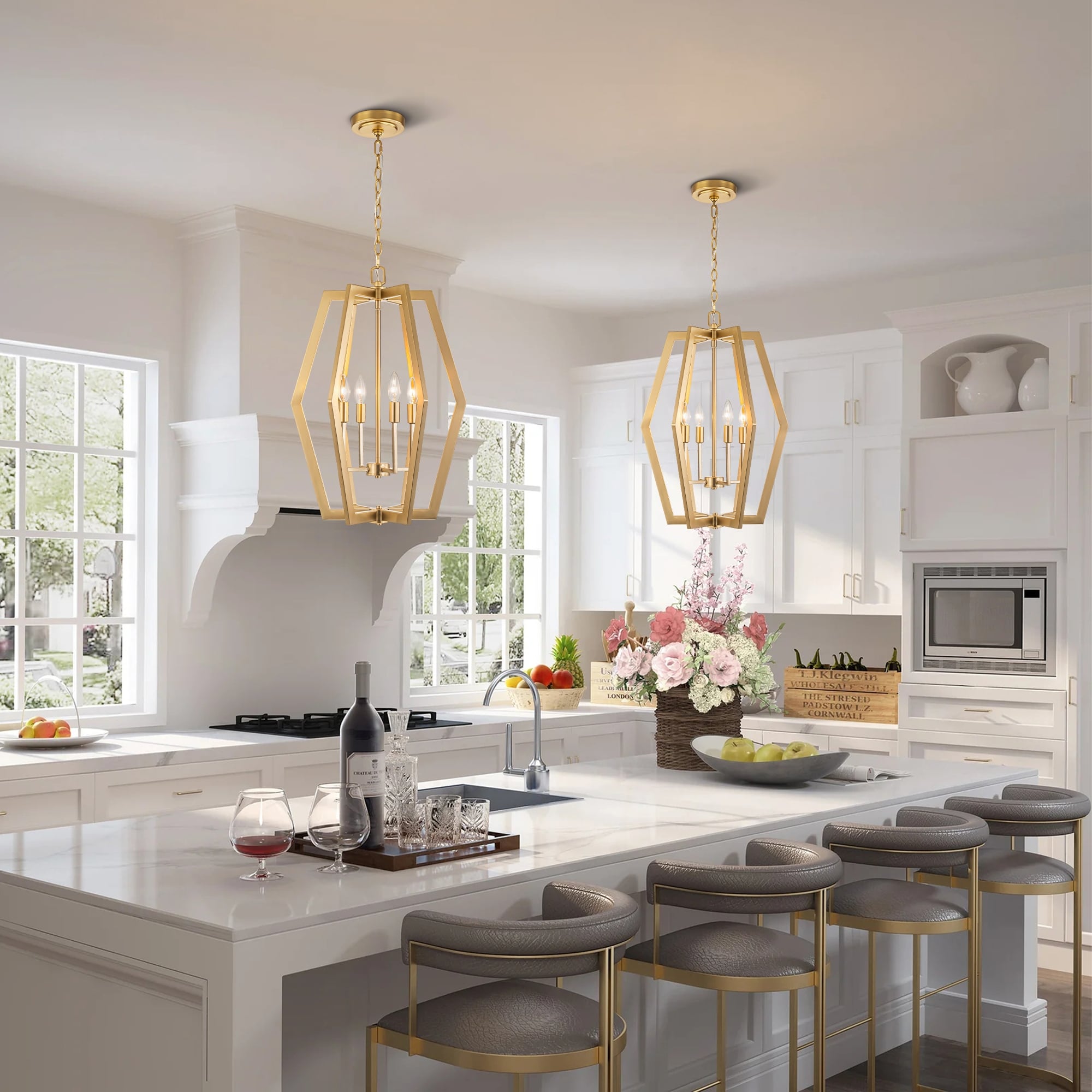 Geometric pendant light kitchen cheap