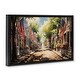 preview thumbnail 3 of 26, Stupell American Flag Lined Street Framed Floater Canvas Wall Art Design By Arlington Prints
