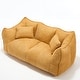 preview thumbnail 92 of 98, Modern Cute Chenille Upholstered Loveseat with High Resilience Foam