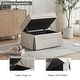preview thumbnail 39 of 152, Rectangle Chenille Upholstered Storage Ottoman