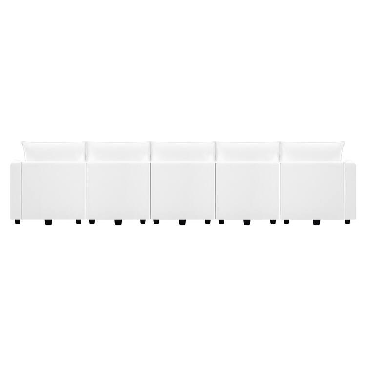 Modern 5-Seater DIY Convertible Modular Sectional Sofa Collection combo