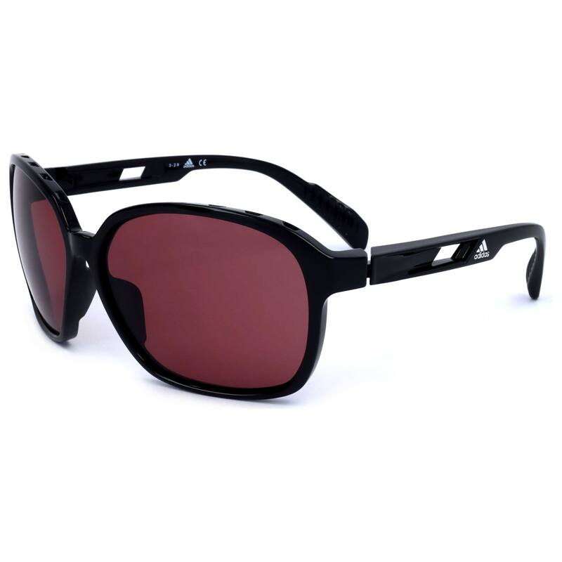 Adidas Sport Woman 62mm Shiny Black Sunglasses SP0013-01Y-62