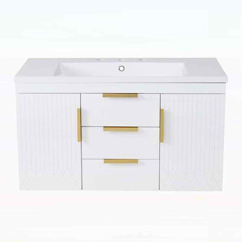 36'' Wall Mounted Bathroom Vanity