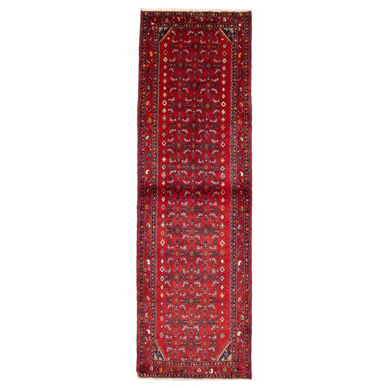 ECARPETGALLERY Hand-knotted Andelz Red Wool Rug - 2' 9" x 8' 10" - Red - 2' 9" x 8' 10" - Runner
